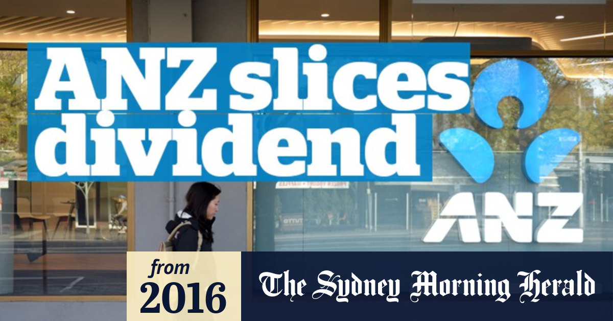 Video ANZ shock cut to dividend